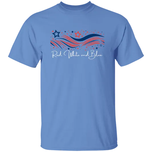 4th of July | T-Shirt | Banner\_2 | Blue Tee