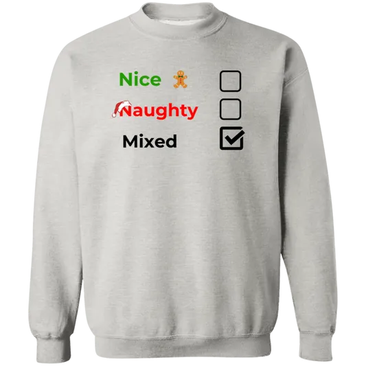 Christmas Sweatshirt | Nice, Naughty, Mixed