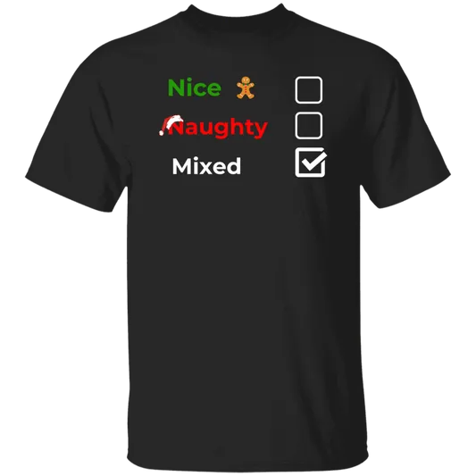 Christmas Tee | Nice, Naughty, Mixed