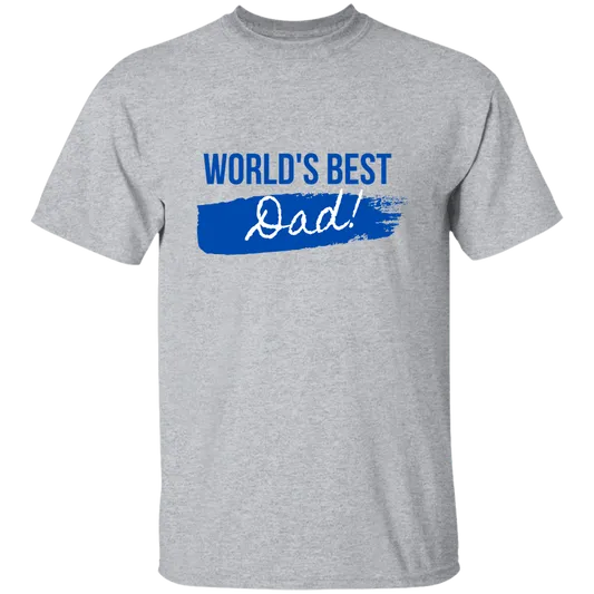 Father | T-Shirt | World's Best Dad | Assorted Colors