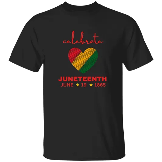 Juneteenth | T-Shirt in Blk | Heart