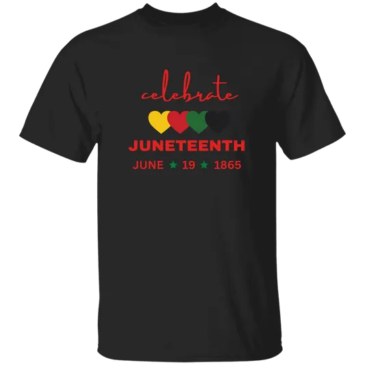 Juneteenth | T-Shirt in Blk | Shades of Hearts