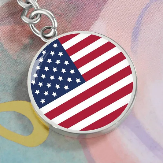 Keychain | USA Flag