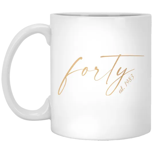 Mug | Birthday | Forty