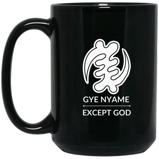Mug | Ghana | Gye Nyame | Black Mug