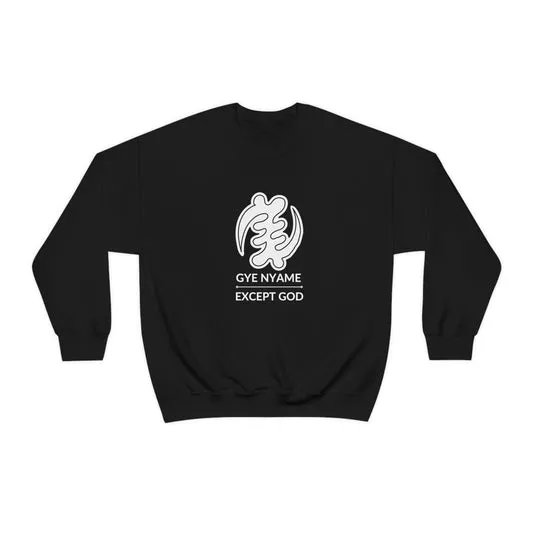 Sweatshirt | Unisex | Ghana | Gye Nyame | Black, Navy