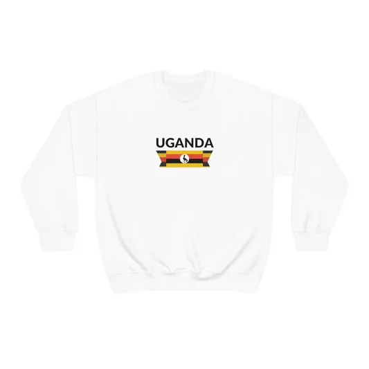 Sweatshirt | Unisex | Uganda Flag | Assorted Colors